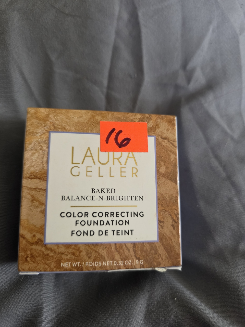 Laura Geller Brown Marble & Cream Label Baked Foundation Medium